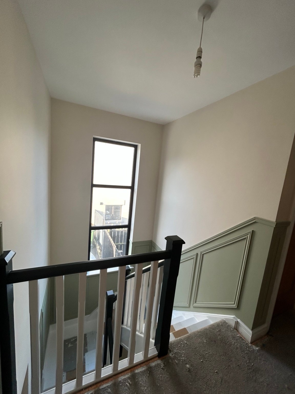 Interior staircase and detailed finish